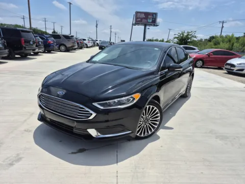 Black 2018 FORD FUSION SE for sale in Fort Worth, TX