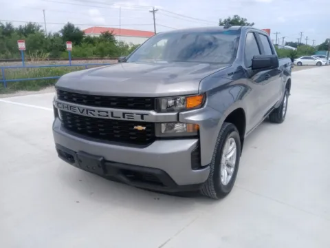 Gray 2020 CHEVROLET SILVERADO 1500 CUSTOM for sale in Fort Worth, TX