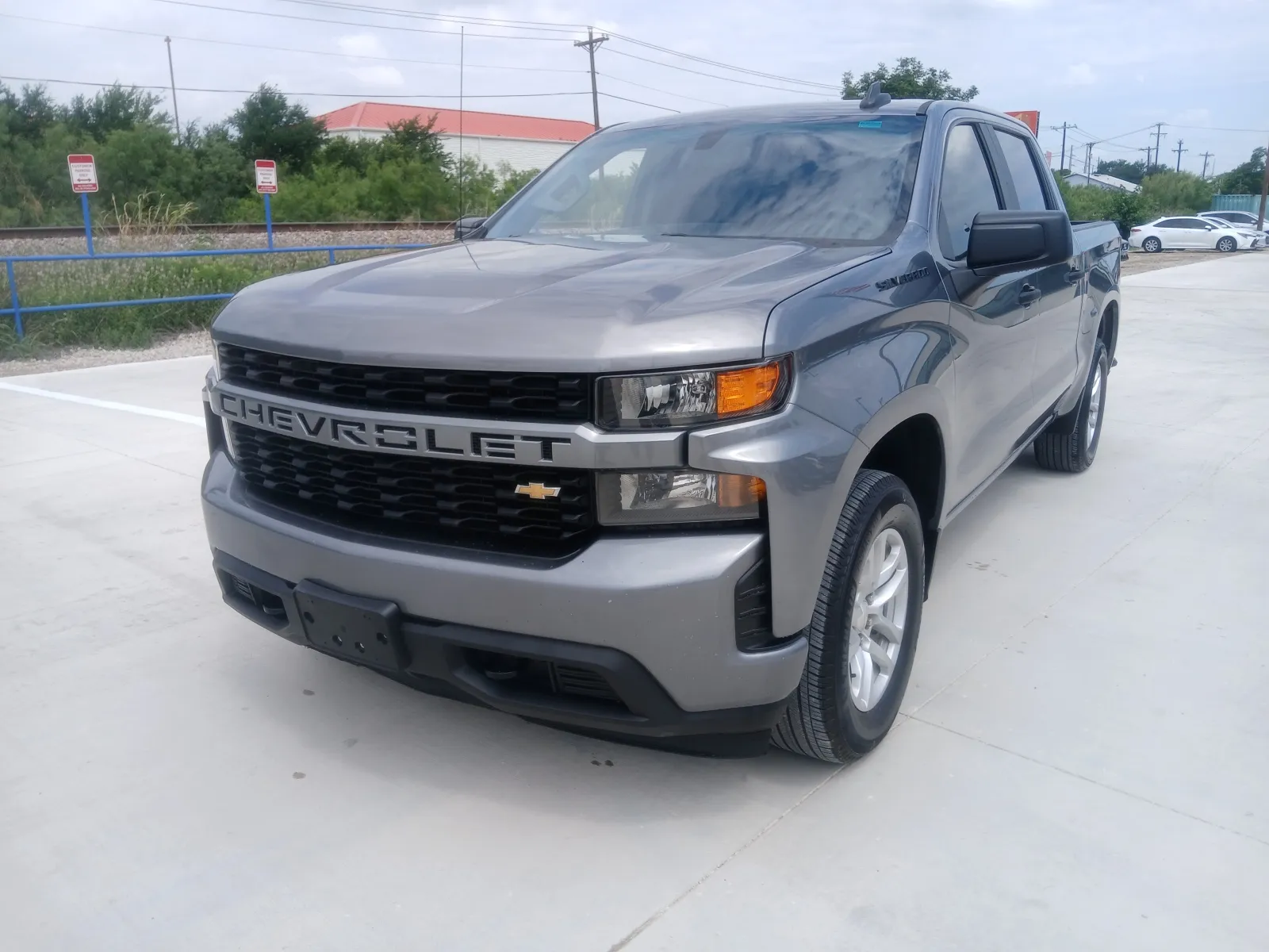 Gray 2020 CHEVROLET SILVERADO 1500 CUSTOM for sale in Fort Worth, TX