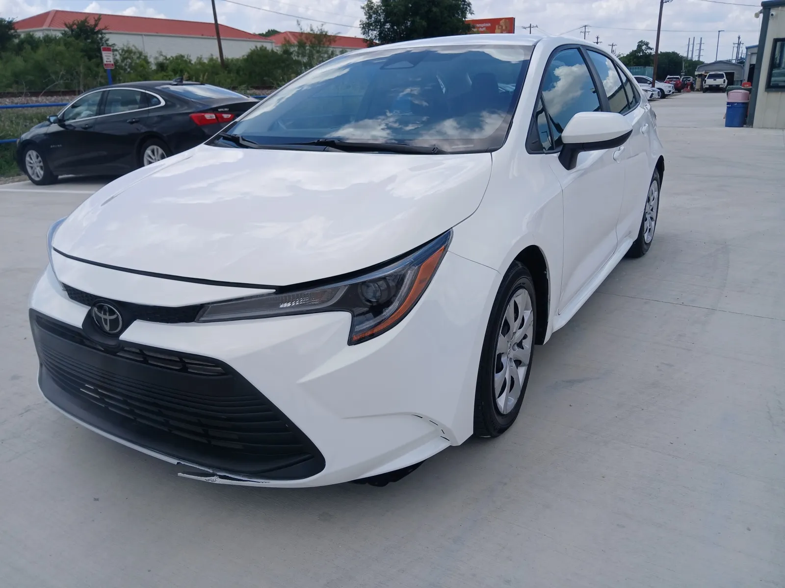 White 2023 TOYOTA COROLLA LE for sale in Fort Worth, TX