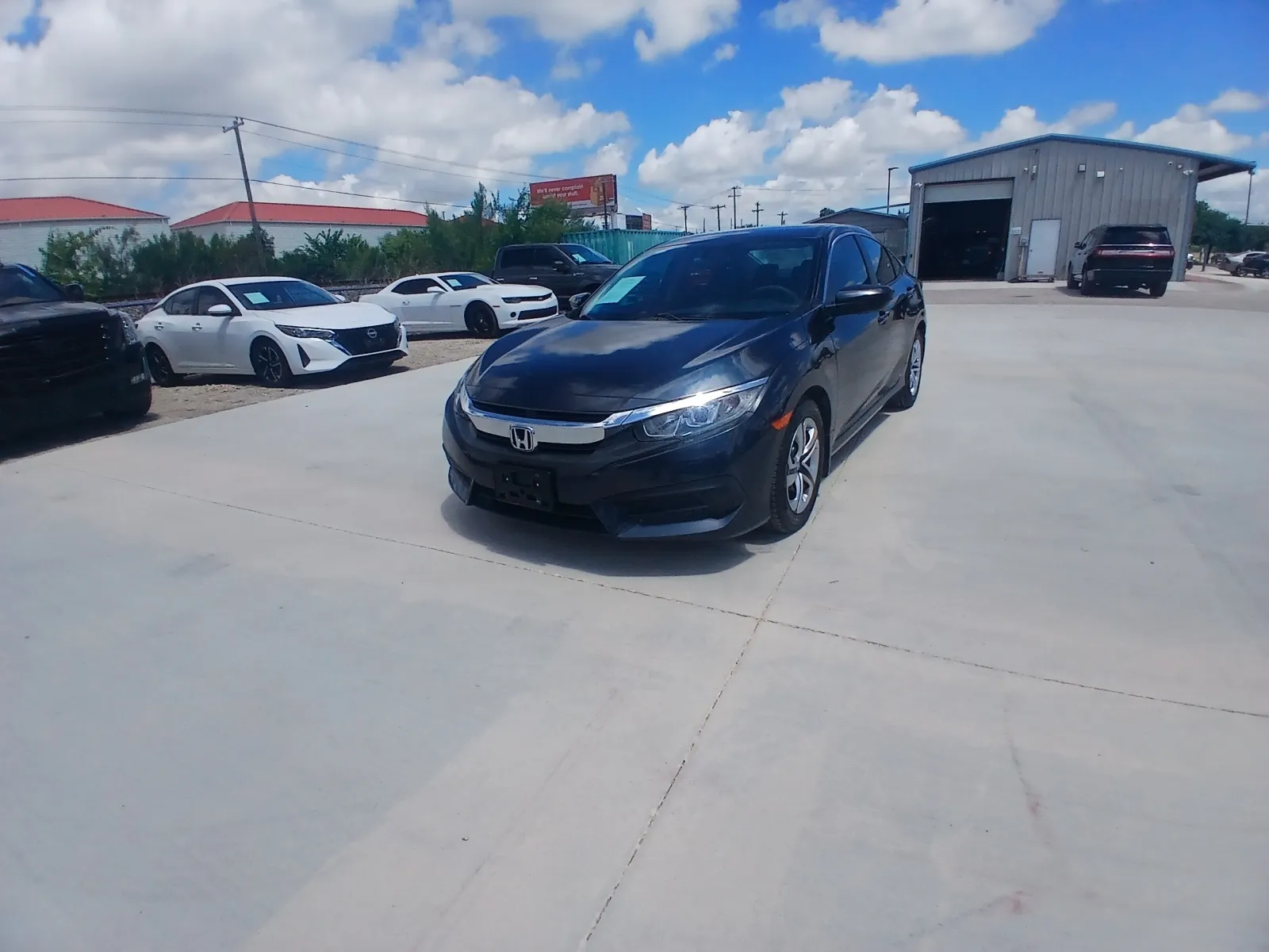 Blue 2018 HONDA CIVIC LX for sale in Fort Worth, TX