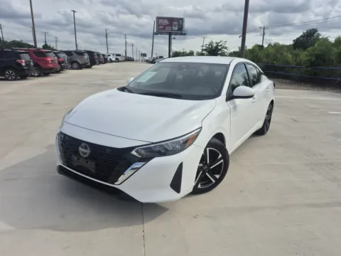 White 2024 NISSAN SENTRA SV for sale in Fort Worth, TX