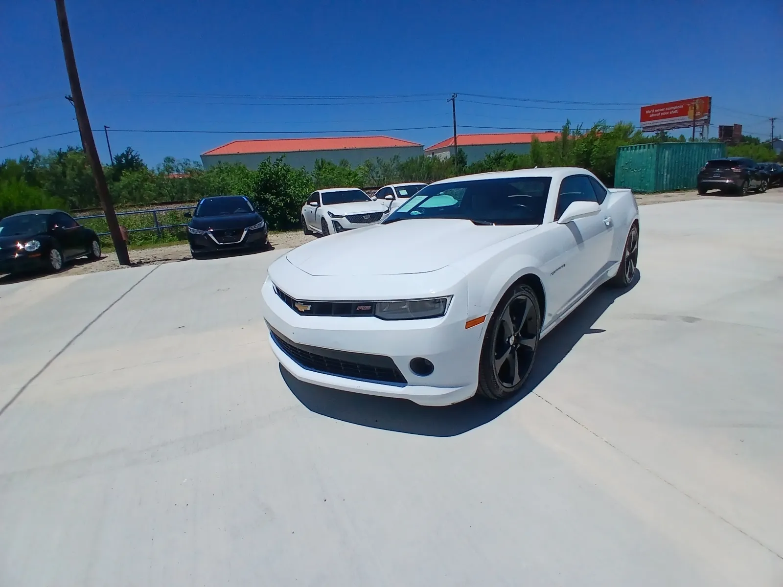 White 2015 CHEVROLET CAMARO LT for sale in Fort Worth, TX
