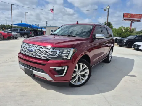Red 2018 FORD EXPEDITION PLATINUM for sale in Fort Worth, TX