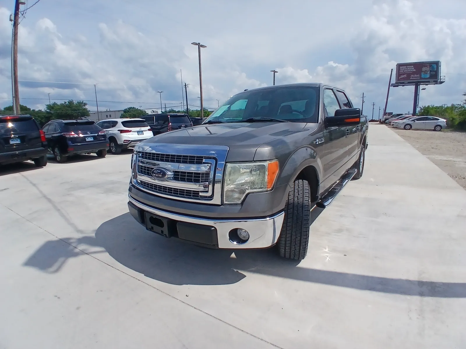 Gray 2013 FORD F-150 XLT for sale in Fort Worth, TX