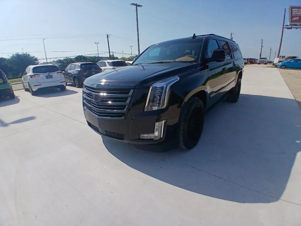 Black 2017 CADILLAC ESCALADE ESV PLATINUM for sale in Fort Worth, TX