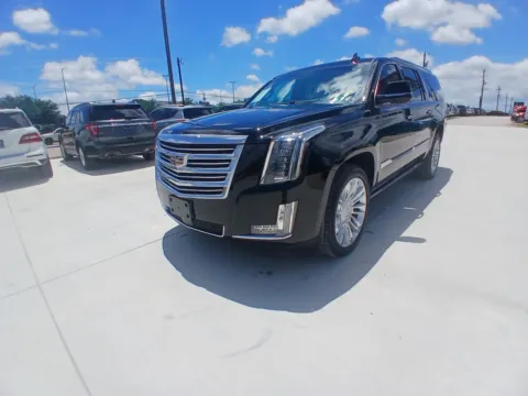 Black 2015 CADILLAC ESCALADE ESV PLATINUM for sale in Fort Worth, TX