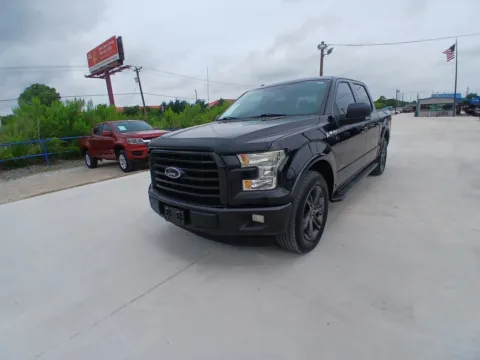 Black 2015 FORD F-150 XLT for sale in Fort Worth, TX