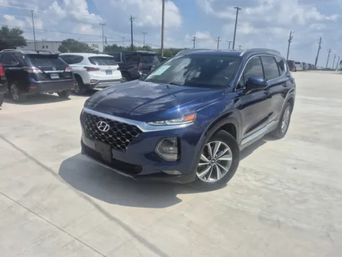 Blue 2020 HYUNDAI SANTA FE SEL for sale in Fort Worth, TX