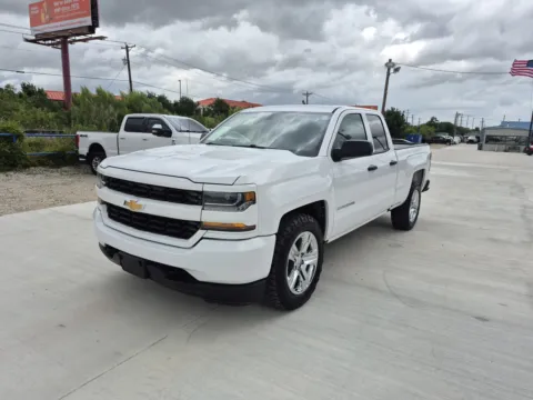 White 2016 CHEVROLET SILVERADO 1500 CUSTOM for sale in Fort Worth, TX