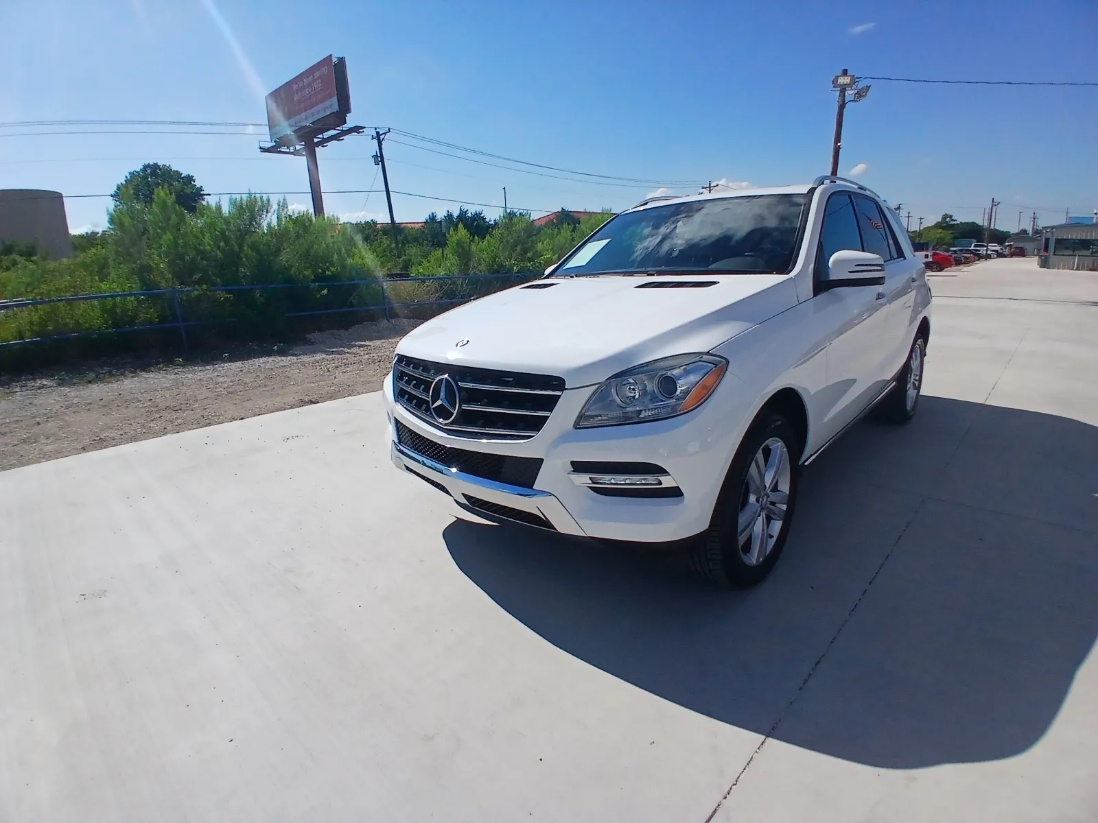 White 2015 MERCEDES-BENZ M-CLASS ML 350 for sale in Fort Worth, TX