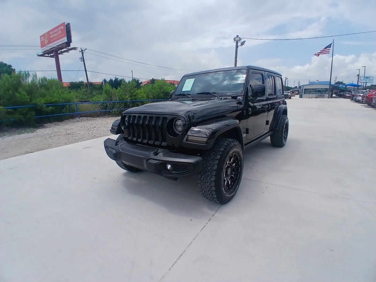 Black 2019 JEEP WRANGLER UNLIMI SPORT S for sale in Fort Worth, TX