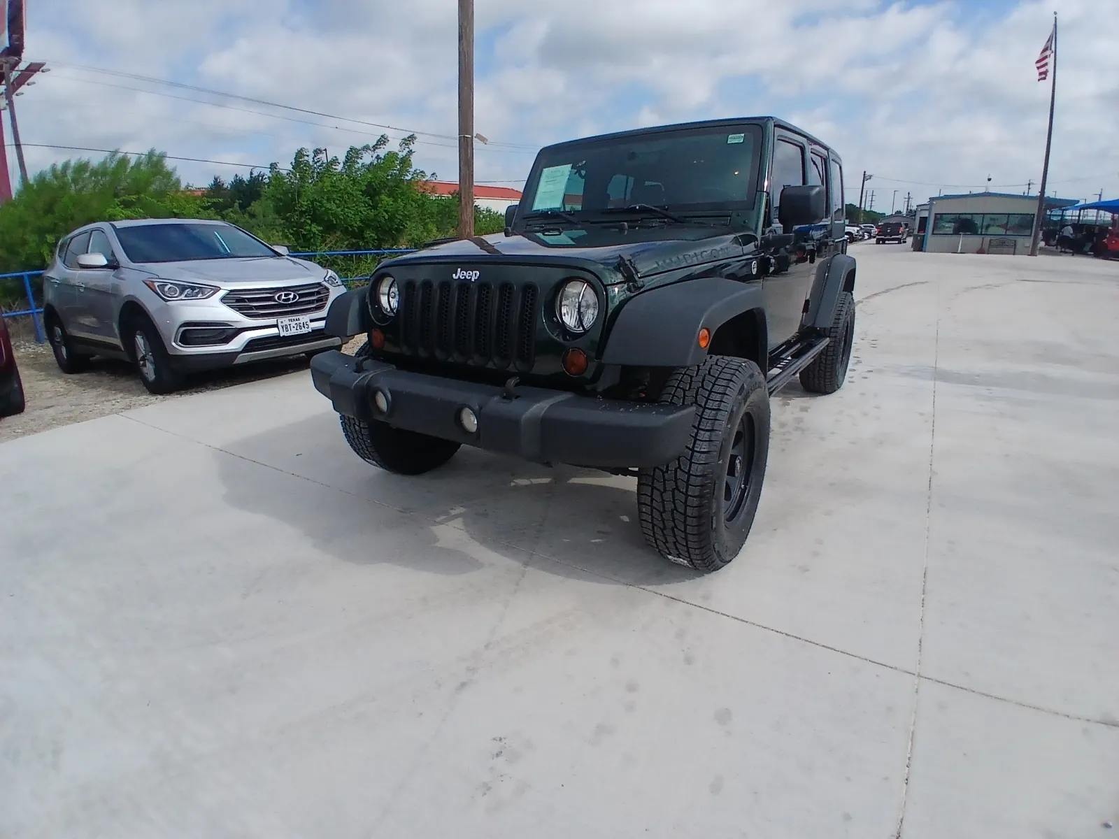 Green 2010 JEEP WRANGLER UNLIMI RUBICON for sale in Fort Worth, TX