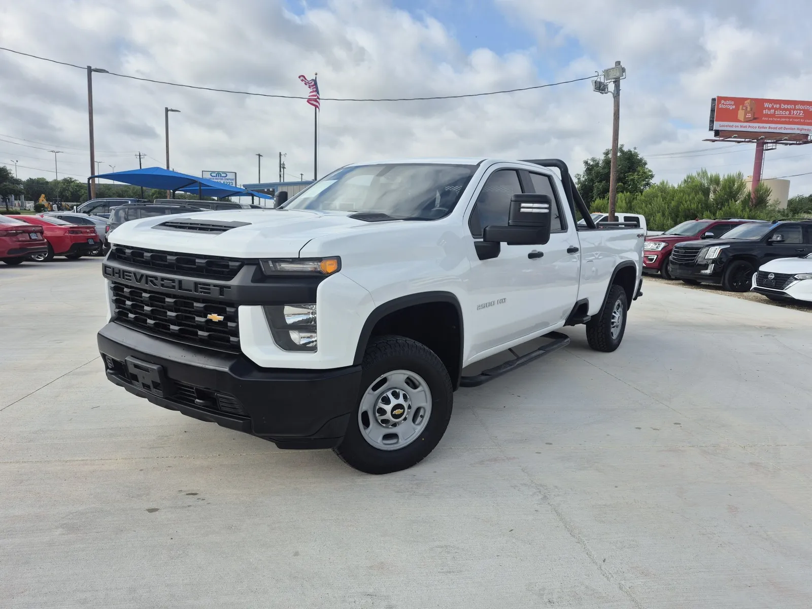 White 2021 CHEVROLET SILVERADO 2500H WORK TRUCK for sale in Fort Worth, TX