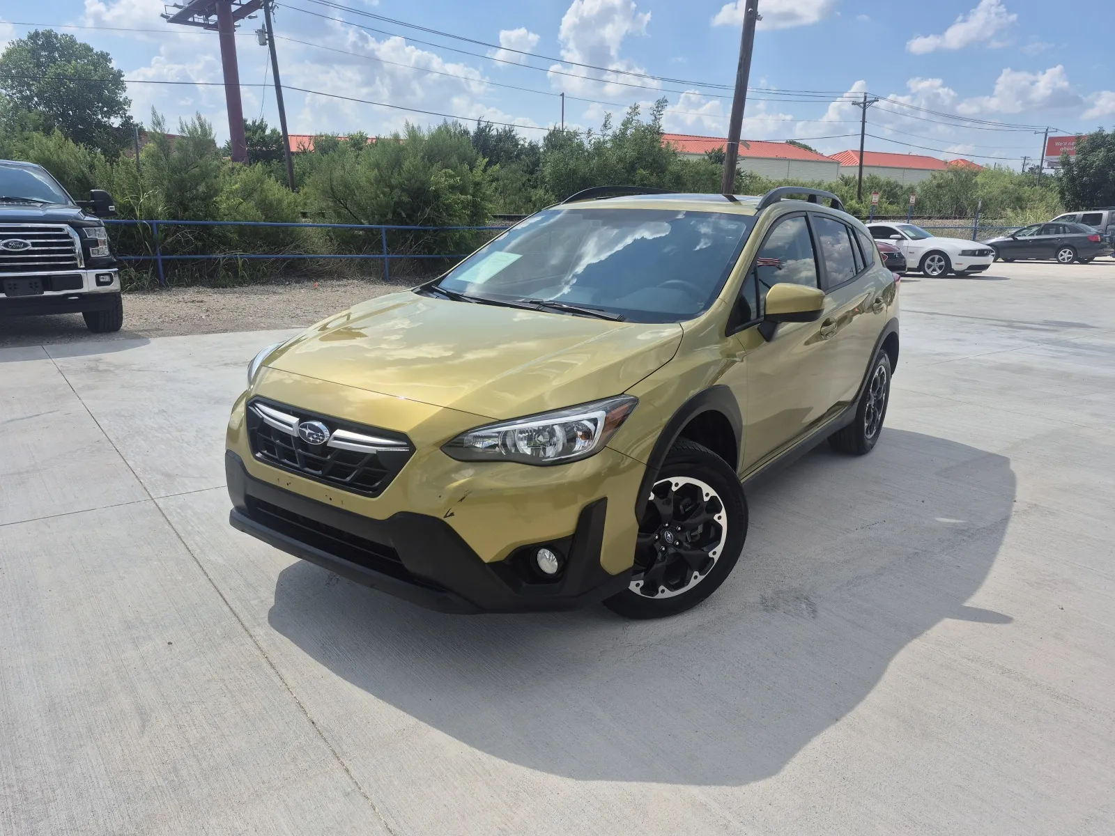 Green 2021 SUBARU CROSSTREK PREMIUM for sale in Fort Worth, TX