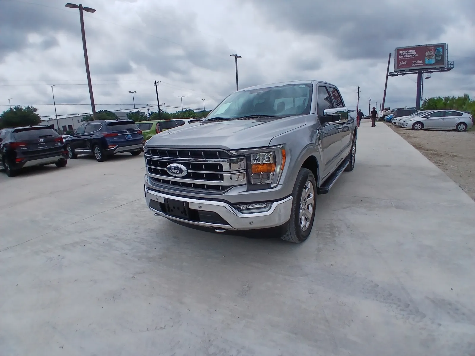 Silver 2021 FORD F-150 LARIAT for sale in Fort Worth, TX