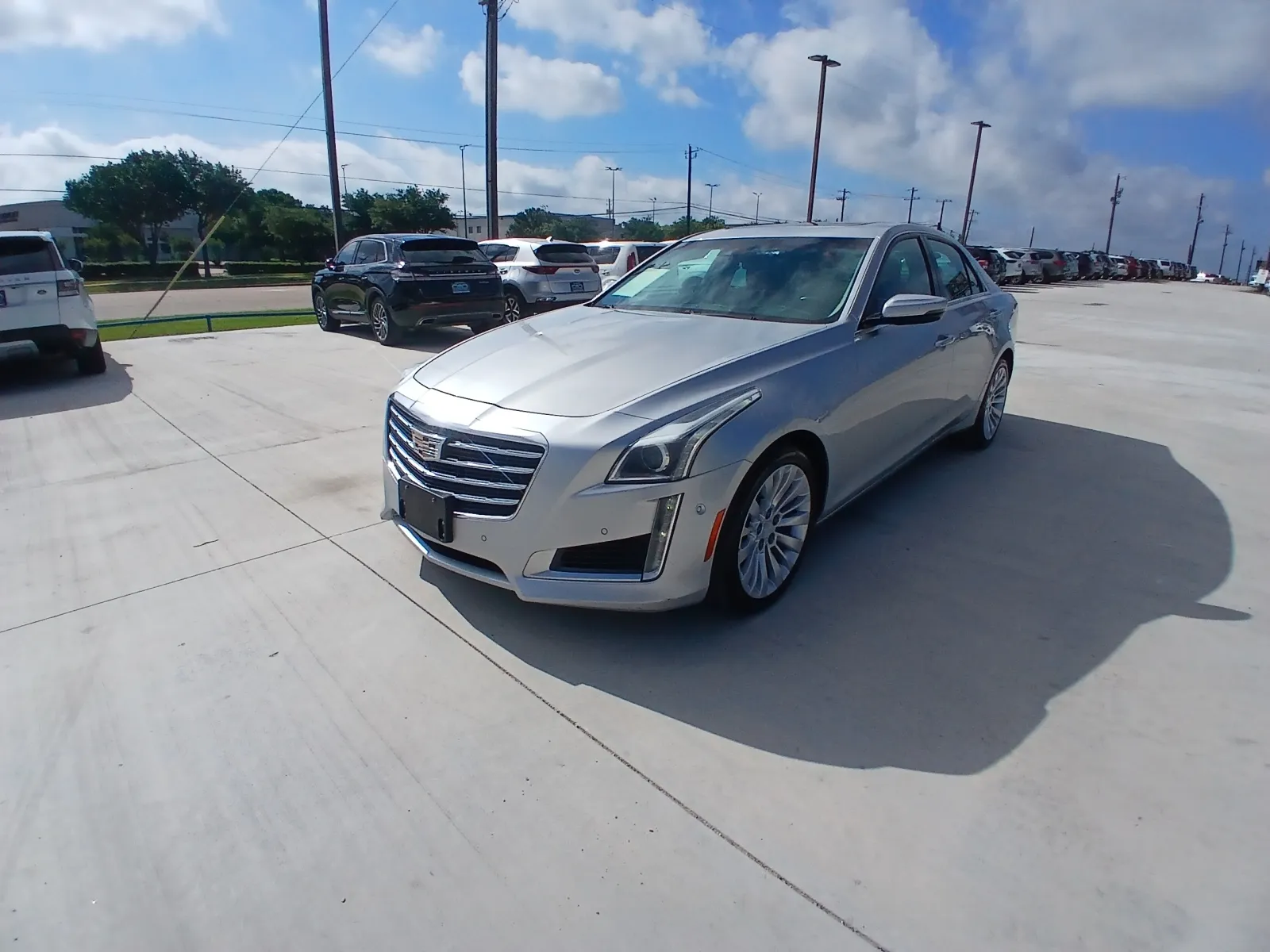 Silver 2017 CADILLAC CTS 3.6L PREMIUM LUXURY for sale in Fort Worth, TX