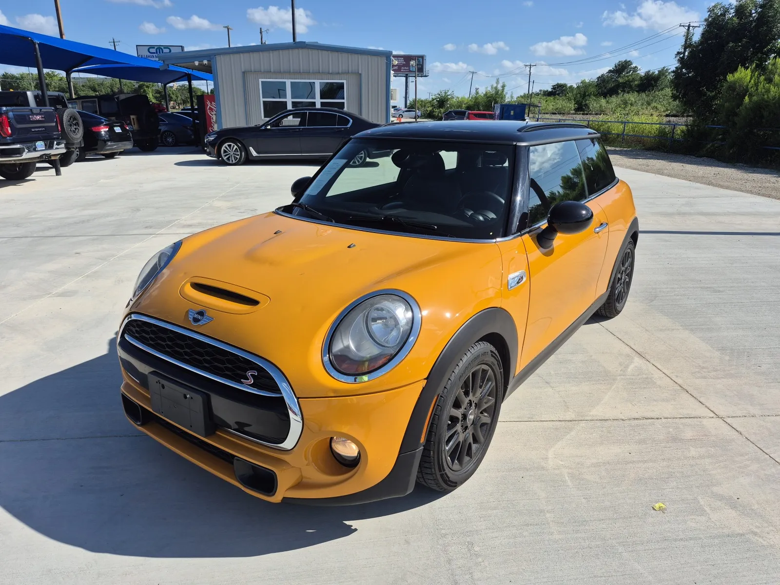 Yellow 2015 MINI HARDTOP 2 DOOR COOPER S for sale in Fort Worth, TX