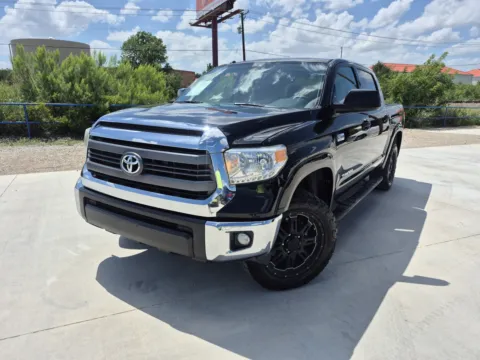 Black 2015 TOYOTA TUNDRA SR5 for sale in Fort Worth, TX