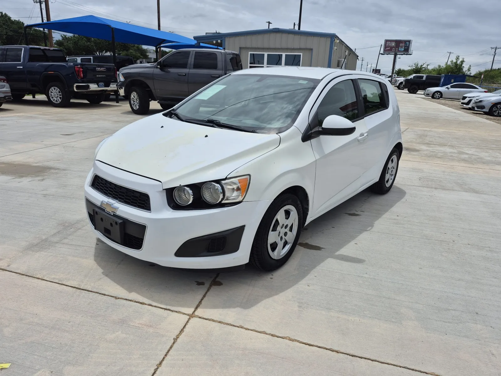 White 2016 CHEVROLET SONIC LS AUTO for sale in Fort Worth, TX