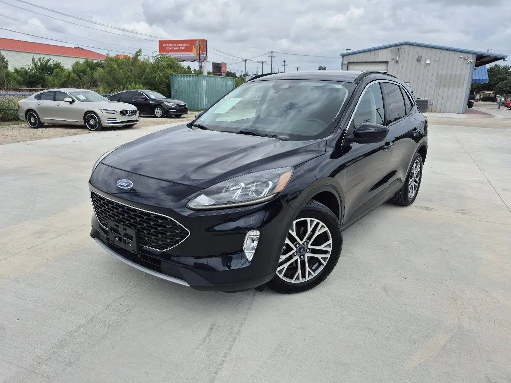 Black 2021 FORD ESCAPE SEL for sale in Fort Worth, TX