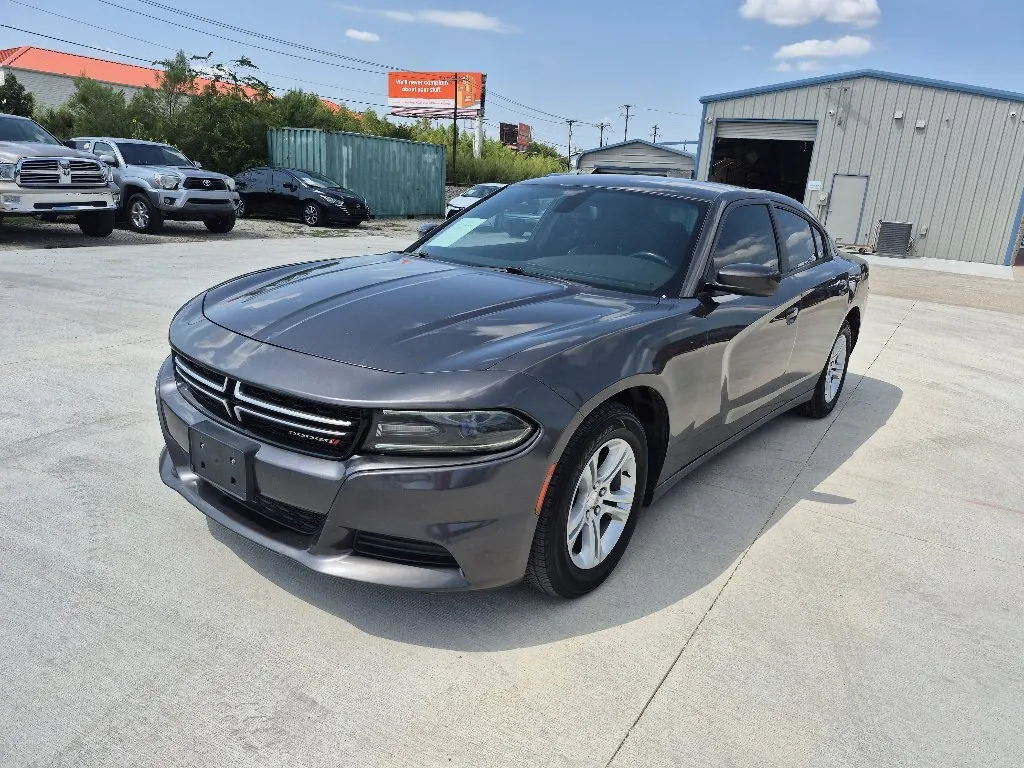 Gray 2015 DODGE CHARGER SE for sale in Fort Worth, TX