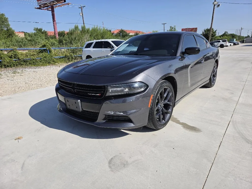 Gray 2019 DODGE CHARGER SXT for sale in Fort Worth, TX