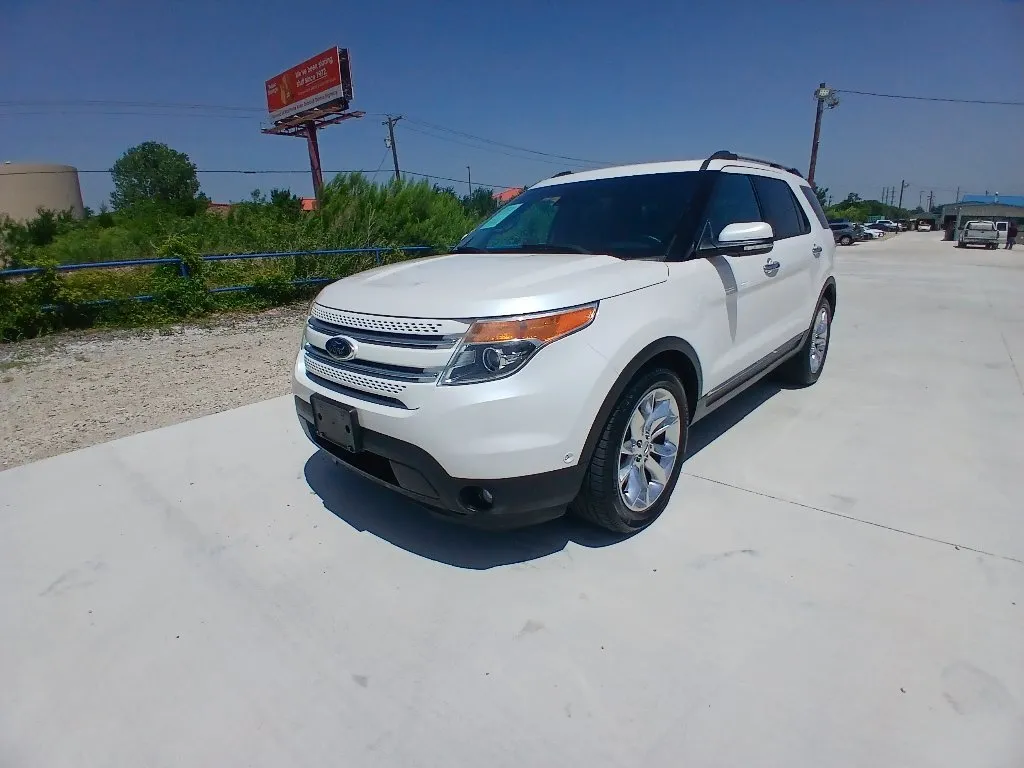White 2014 FORD EXPLORER LIMITED for sale in Fort Worth, TX