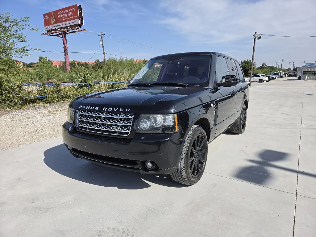 Black 2012 LAND ROVER RANGE ROVER SUPERCHARGED for sale in Fort Worth, TX