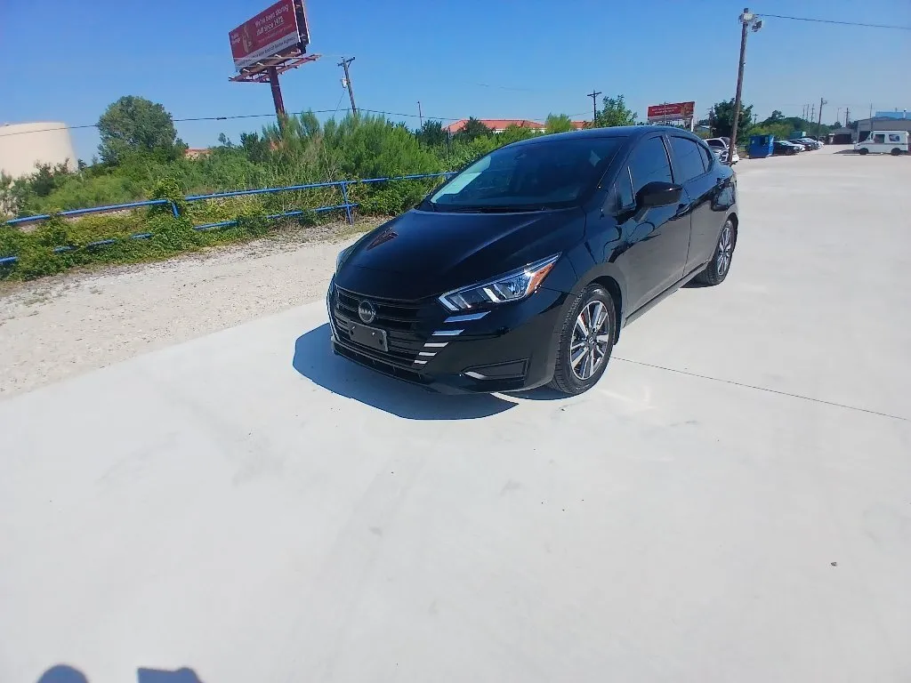 Black 2024 NISSAN VERSA SV for sale in Fort Worth, TX