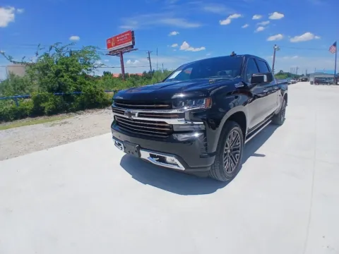 Black 2020 CHEVROLET SILVERADO 1500 HIGH COUNTRY for sale in Fort Worth, TX