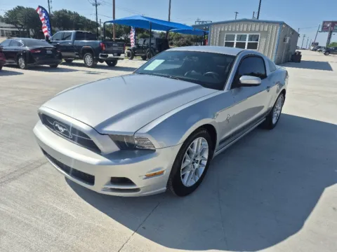 Silver 2014 FORD MUSTANG V6 COUPE PREMIUM for sale in Fort Worth, TX