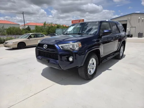 Blue 2015 TOYOTA 4RUNNER SR5 for sale in Fort Worth, TX
