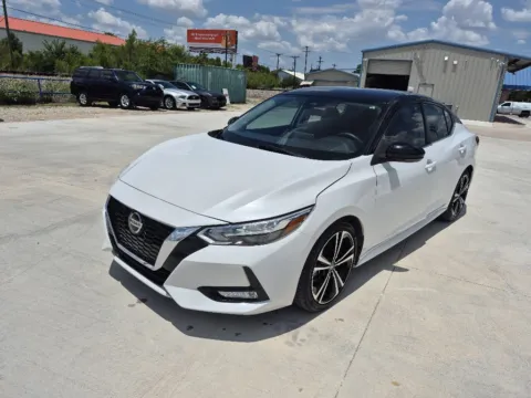 White 2021 NISSAN SENTRA SR for sale in Fort Worth, TX
