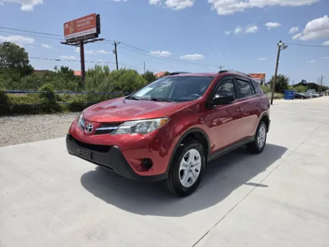 Red 2015 TOYOTA RAV4 LE for sale in Fort Worth, TX