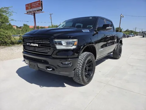 Black 2021 RAM 1500 LARAMIE for sale in Fort Worth, TX