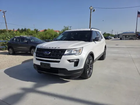 White 2018 FORD EXPLORER XLT for sale in Fort Worth, TX