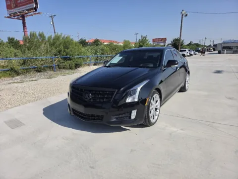 Black 2014 CADILLAC ATS 3.6L PREMIUM for sale in Fort Worth, TX