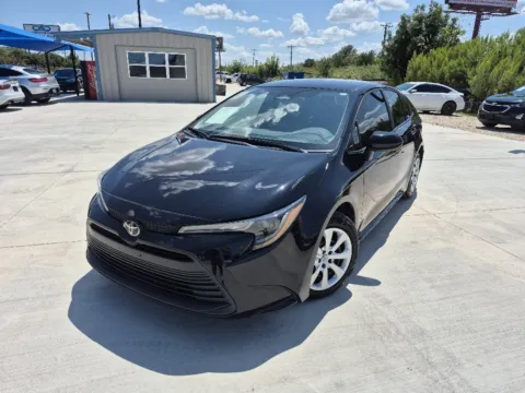 Black 2024 TOYOTA COROLLA LE for sale in Fort Worth, TX