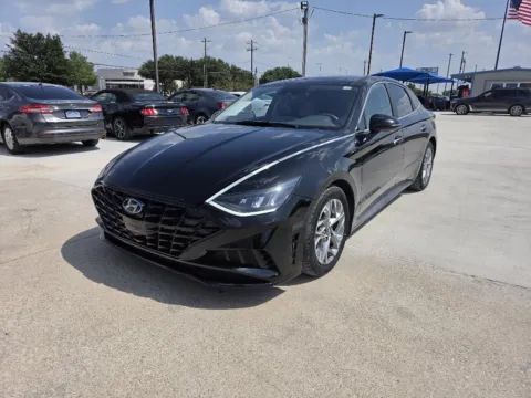Black 2020 HYUNDAI SONATA SEL for sale in Fort Worth, TX