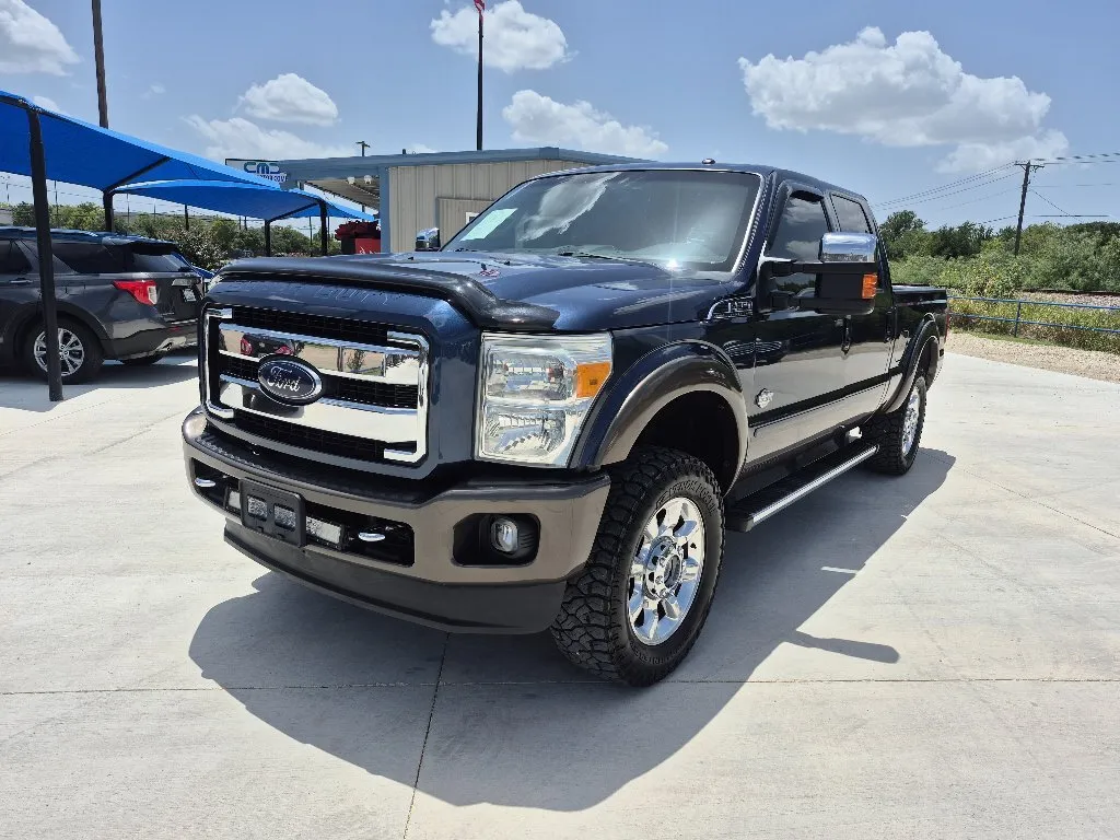 Blue 2015 FORD F-250 SUPER DUT KING RANCH for sale in Fort Worth, TX