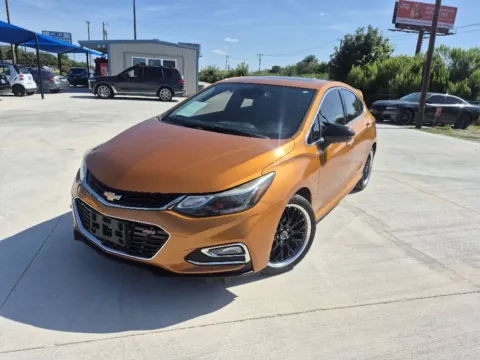 Orange 2017 CHEVROLET CRUZE HATCHBACK PREMIER AUTO for sale in Fort Worth, TX