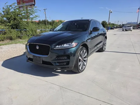 Green 2018 JAGUAR F-PACE 30T PRESTIGE for sale in Fort Worth, TX