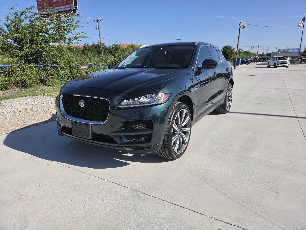 Green 2018 JAGUAR F-PACE 30T PRESTIGE for sale in Fort Worth, TX
