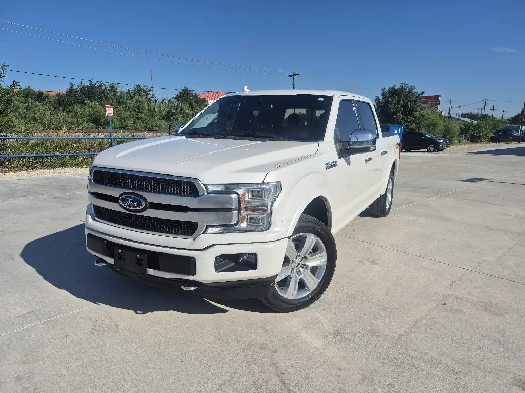 White 2019 FORD F-150 PLATINUM for sale in Fort Worth, TX