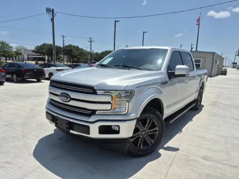 Silver 2018 FORD F-150 LARIAT for sale in Fort Worth, TX