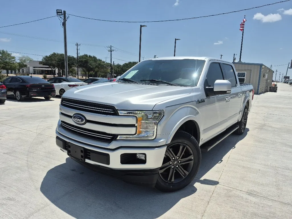 Silver 2018 FORD F-150 LARIAT for sale in Fort Worth, TX