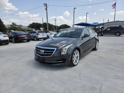 Gray 2015 CADILLAC ATS 2.0T LUXURY for sale in Fort Worth, TX