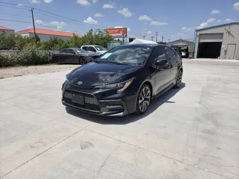 Black 2020 TOYOTA COROLLA SE for sale in Fort Worth, TX