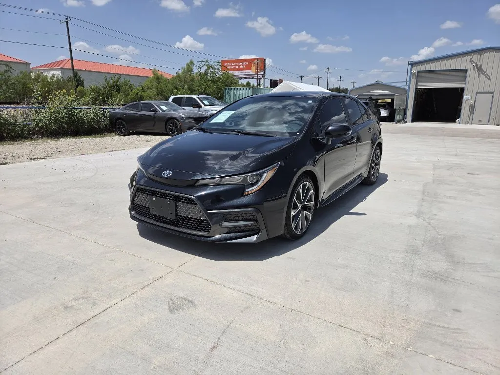 Black 2020 TOYOTA COROLLA SE for sale in Fort Worth, TX